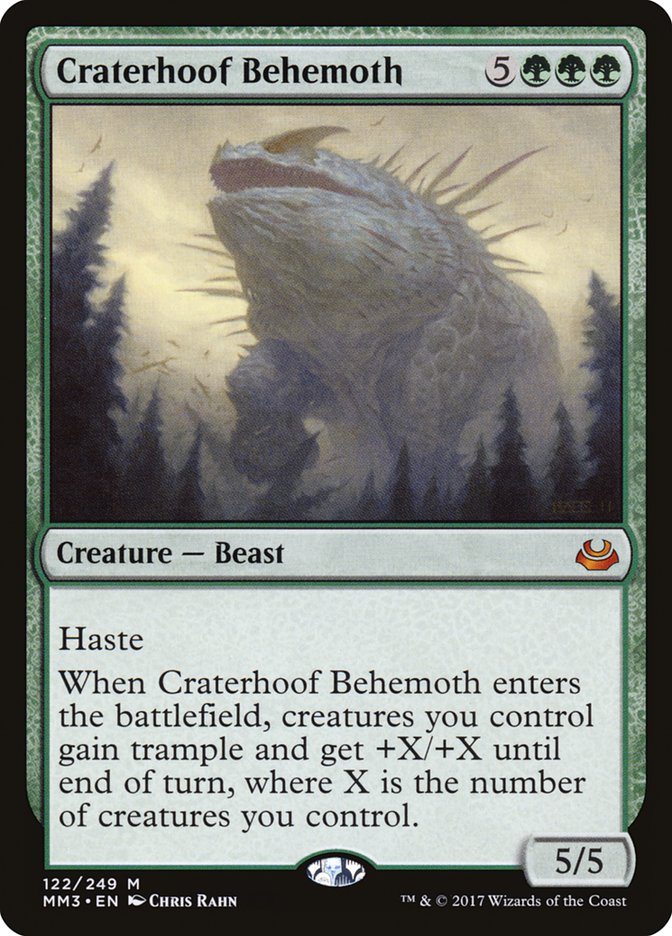 Craterhoof Behemoth [Modern Masters 2017] | A1Comics