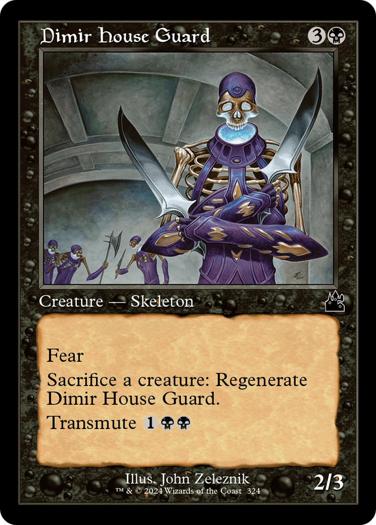 Dimir House Guard (Retro Frame) [Ravnica Remastered] | A1Comics