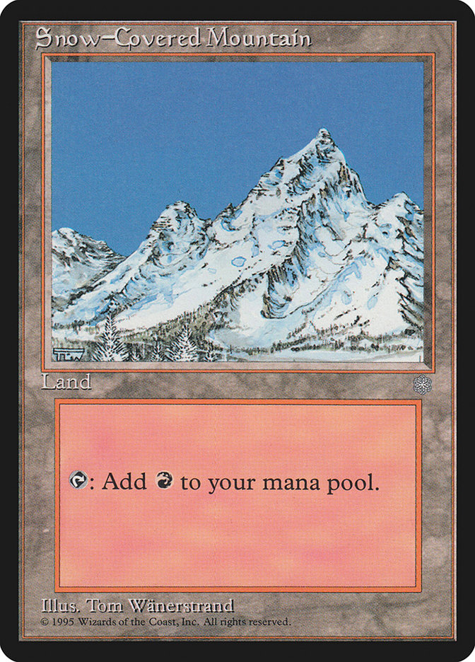 Snow-Covered Mountain [Ice Age] | A1Comics