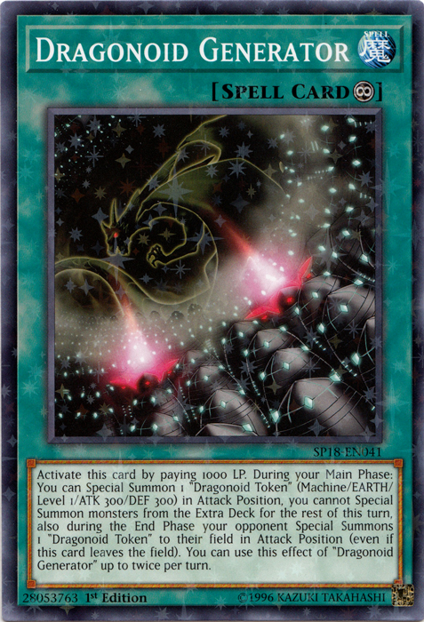 Dragonoid Generator [SP18-EN041] Starfoil Rare | A1Comics