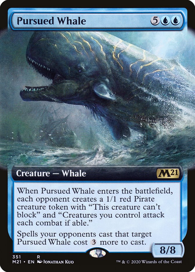 Pursued Whale (Extended Art) [Core Set 2021] | A1Comics