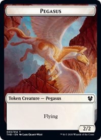 Pegasus // Satyr Double-Sided Token [Theros Beyond Death Tokens] | A1Comics