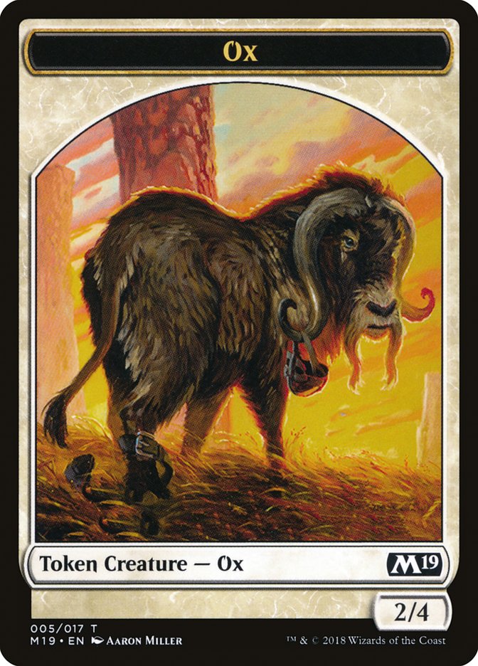 Ox Token [Core Set 2019 Tokens] | A1Comics