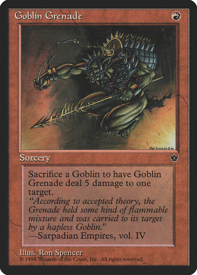 Goblin Grenade (Ron Spencer) [Fallen Empires] | A1Comics