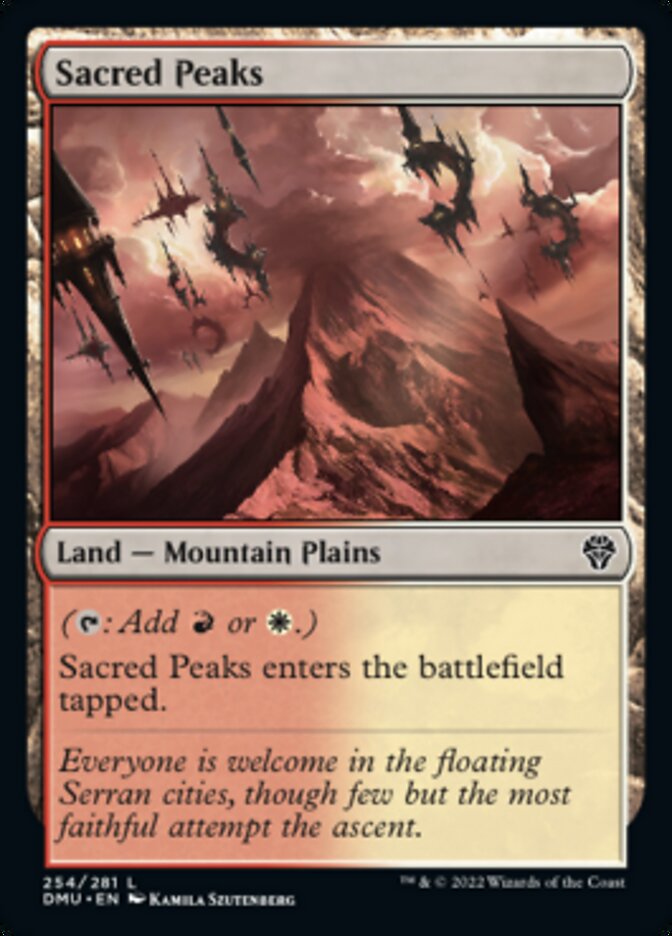 Sacred Peaks [Dominaria United] | A1Comics