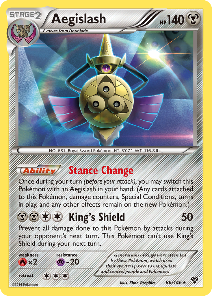 Aegislash (86/146) [XY: Base Set] | A1Comics