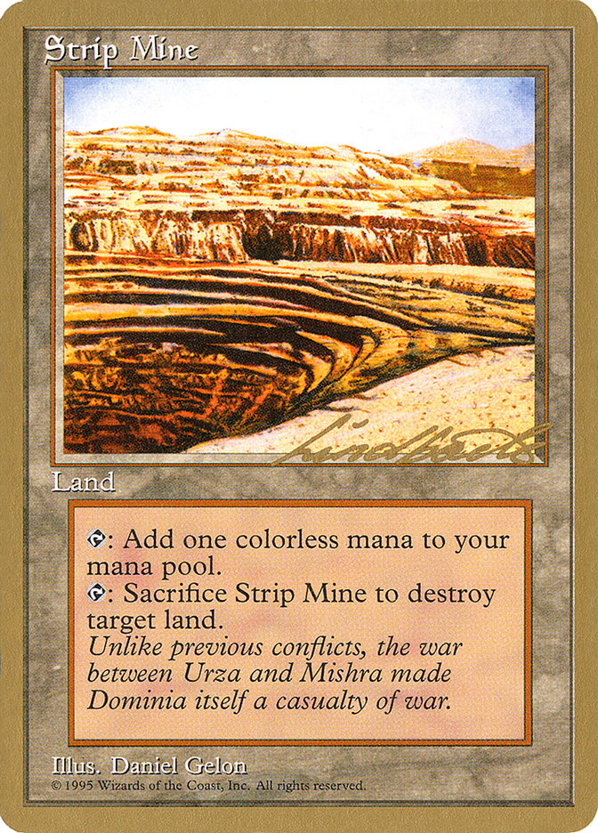 Strip Mine (Leon Lindback) [Pro Tour Collector Set] | A1Comics