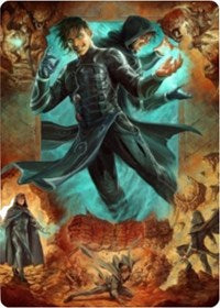 Jace, Mirror Mage 2 Art Card [Zendikar Rising Art Series] | A1Comics