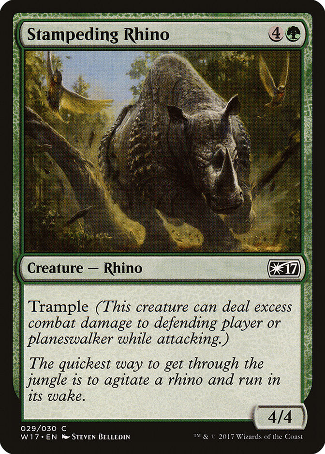 Stampeding Rhino [Welcome Deck 2017] | A1Comics