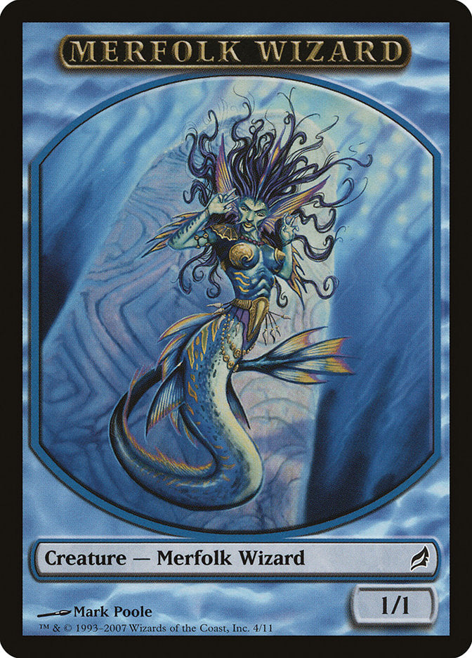 Merfolk Wizard Token [Lorwyn Tokens] | A1Comics