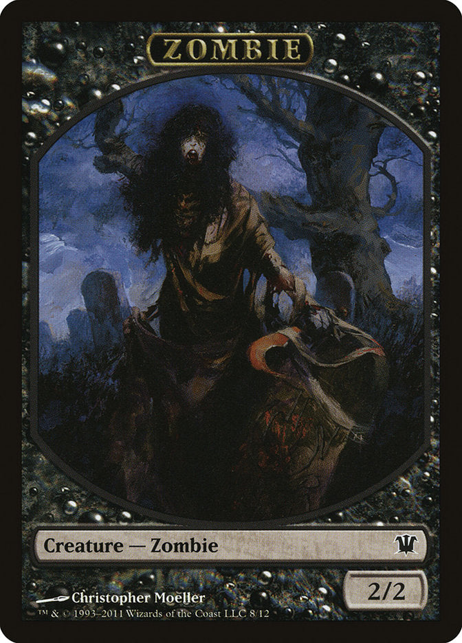 Zombie Token (8/12) [Innistrad Tokens] | A1Comics