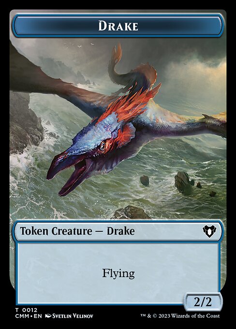 Eldrazi // Drake Double-Sided Token [Commander Masters Tokens] | A1Comics