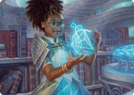 Zimone, Quandrix Prodigy Art Card [Strixhaven: School of Mages Art Series] | A1Comics