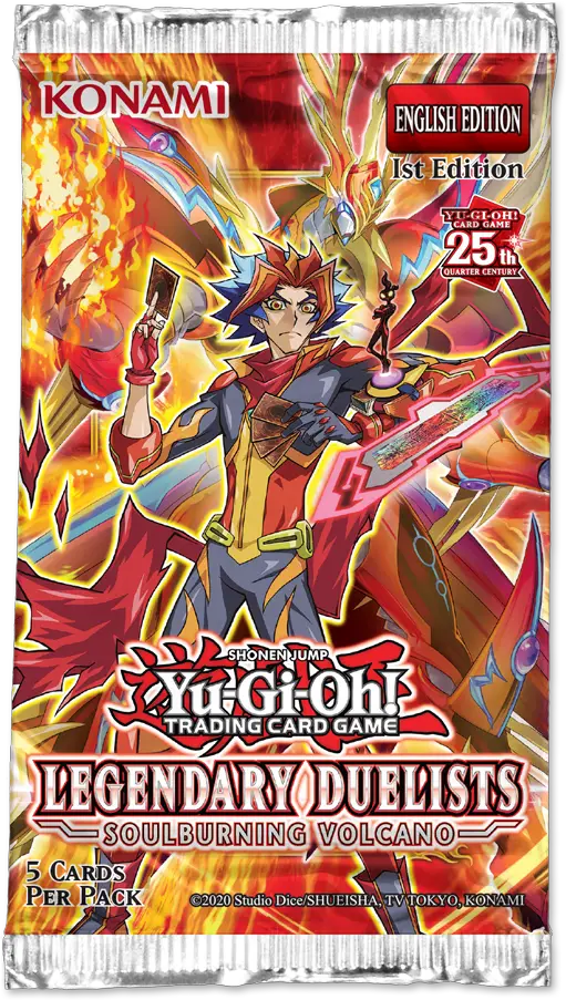 YGO Leg. Duel.: Soulburning Volcano - Booster Pack (5 cds) | A1Comics