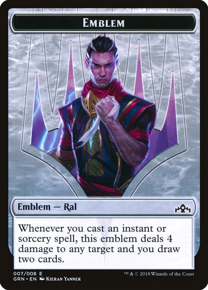 Ral, Izzet Viceroy Emblem [Guilds of Ravnica Tokens] | A1Comics