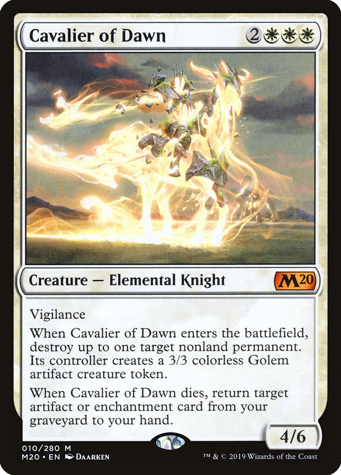 Cavalier of Dawn [Core Set 2020] | A1Comics