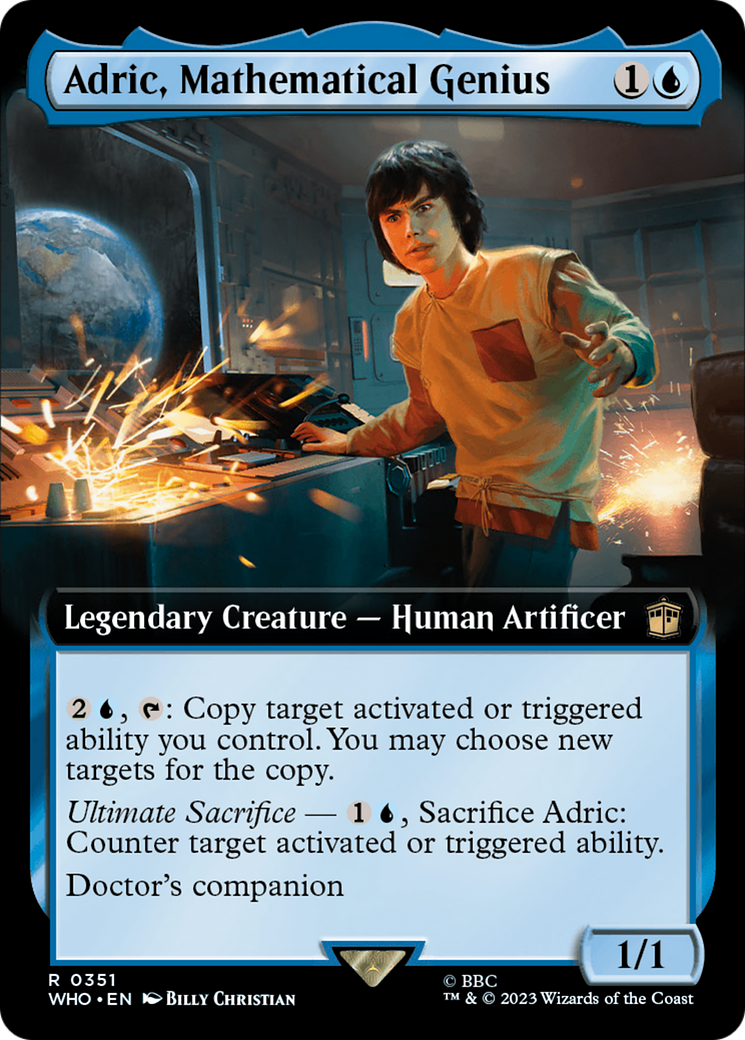 Adric, Mathematical Genius (Extended Art) [Doctor Who] | A1Comics