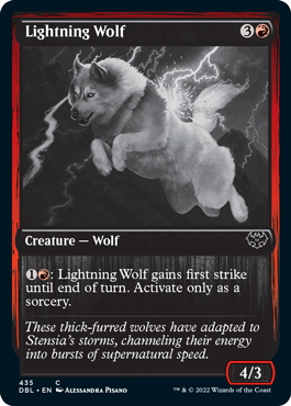 Lightning Wolf [Innistrad: Double Feature] | A1Comics