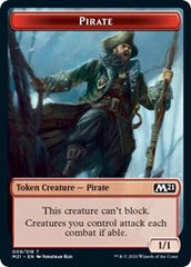 Pirate // Treasure Double-Sided Token [Core Set 2021 Tokens] | A1Comics