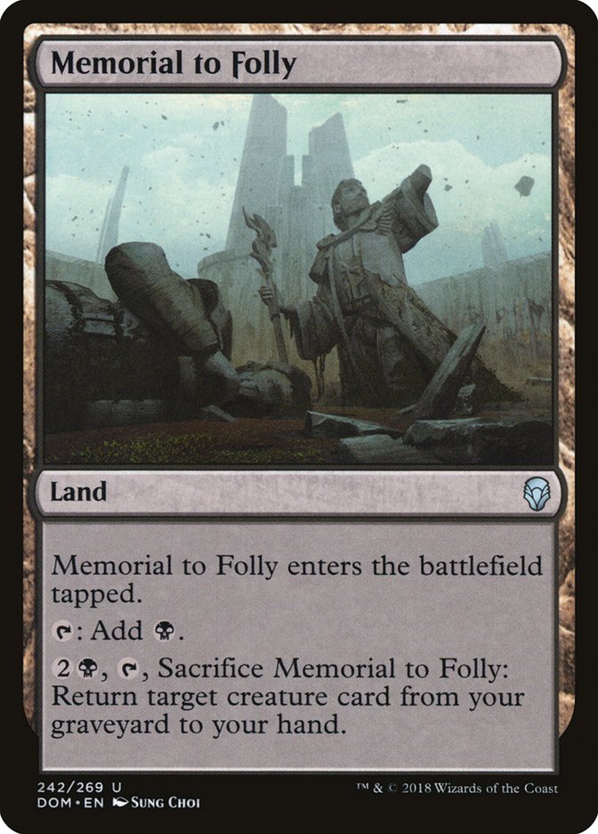 Memorial to Folly [Dominaria] | A1Comics