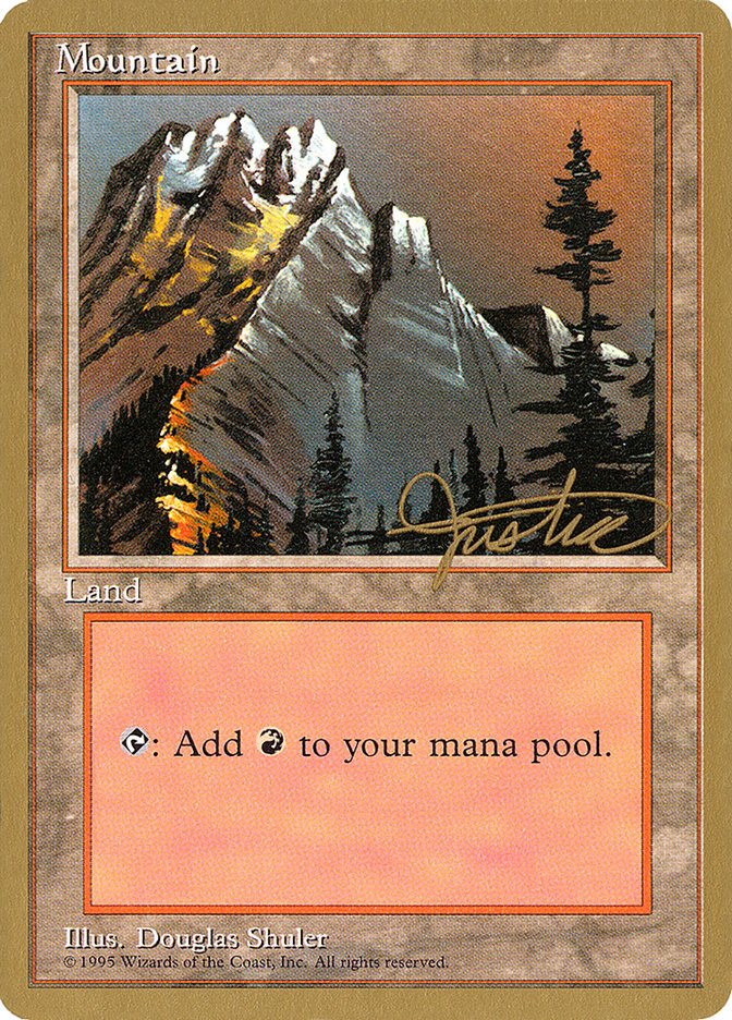 Mountain (mj373) (Mark Justice) [Pro Tour Collector Set] | A1Comics