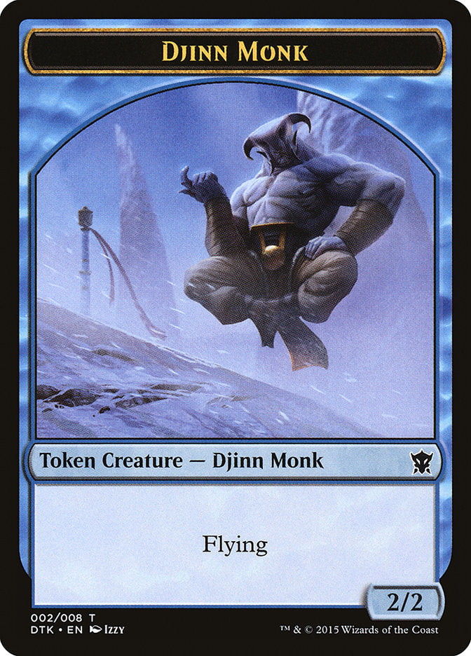 Djinn Monk Token [Dragons of Tarkir Tokens] | A1Comics