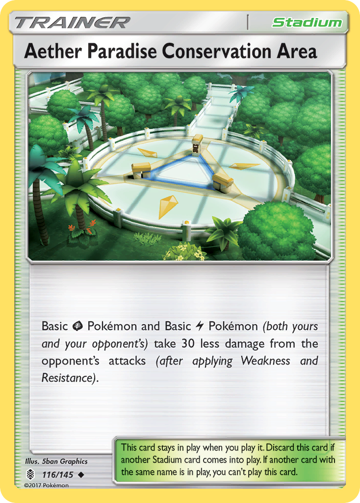 Aether Paradise Conservation Area (116/145) [Sun & Moon: Guardians Rising] | A1Comics