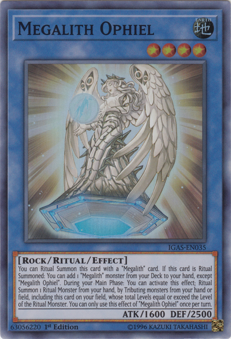 Megalith Ophiel [IGAS-EN035] Super Rare | A1Comics