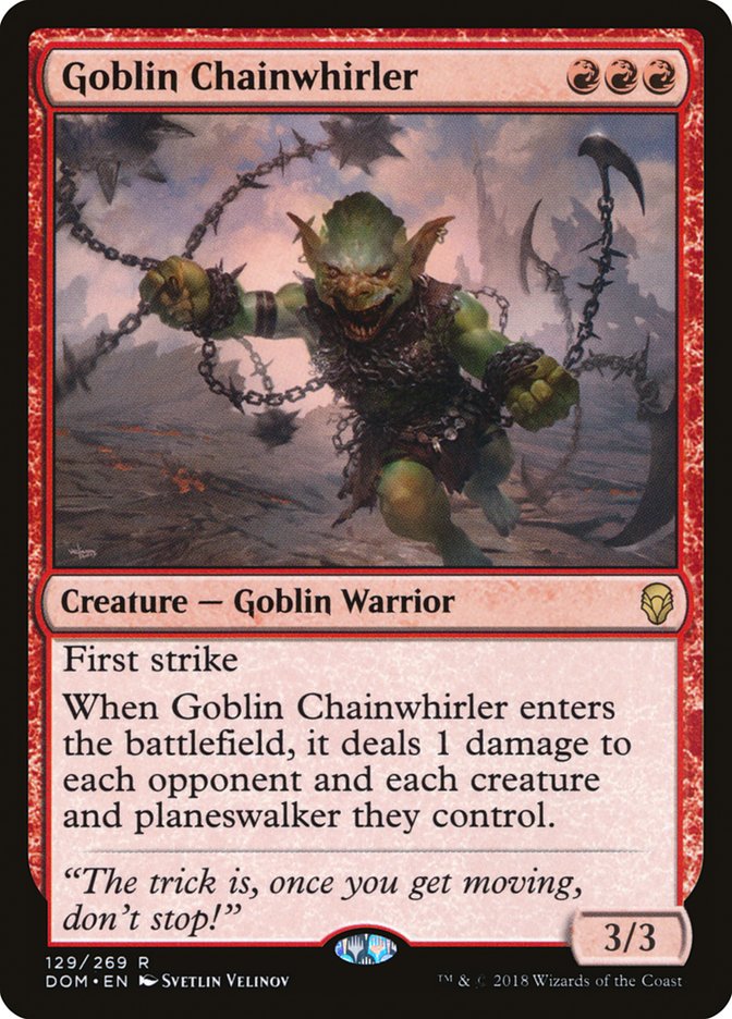 Goblin Chainwhirler [Dominaria] | A1Comics