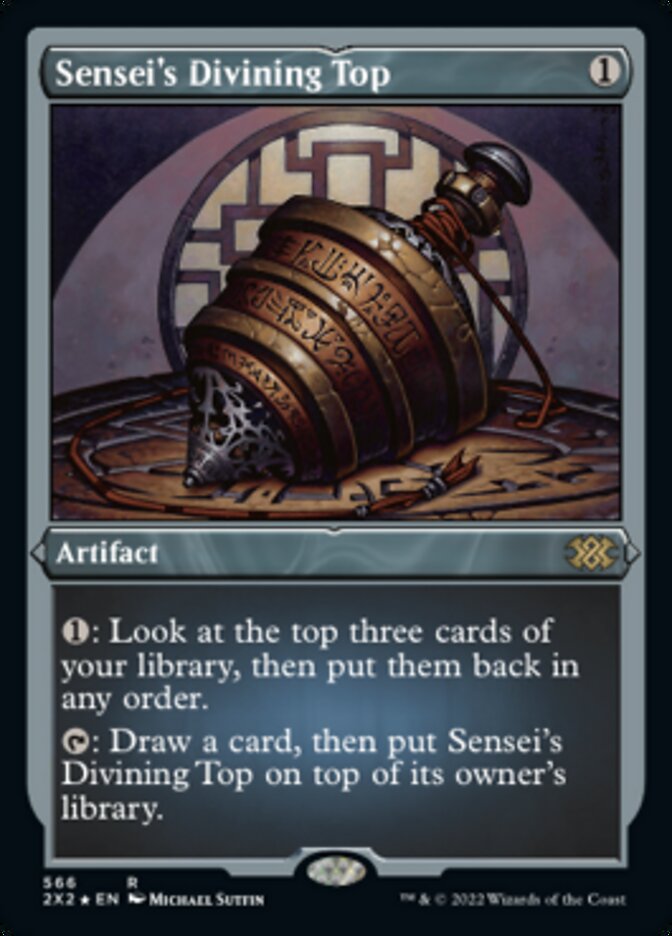 Sensei's Divining Top (Foil Etched) [Double Masters 2022] | A1Comics