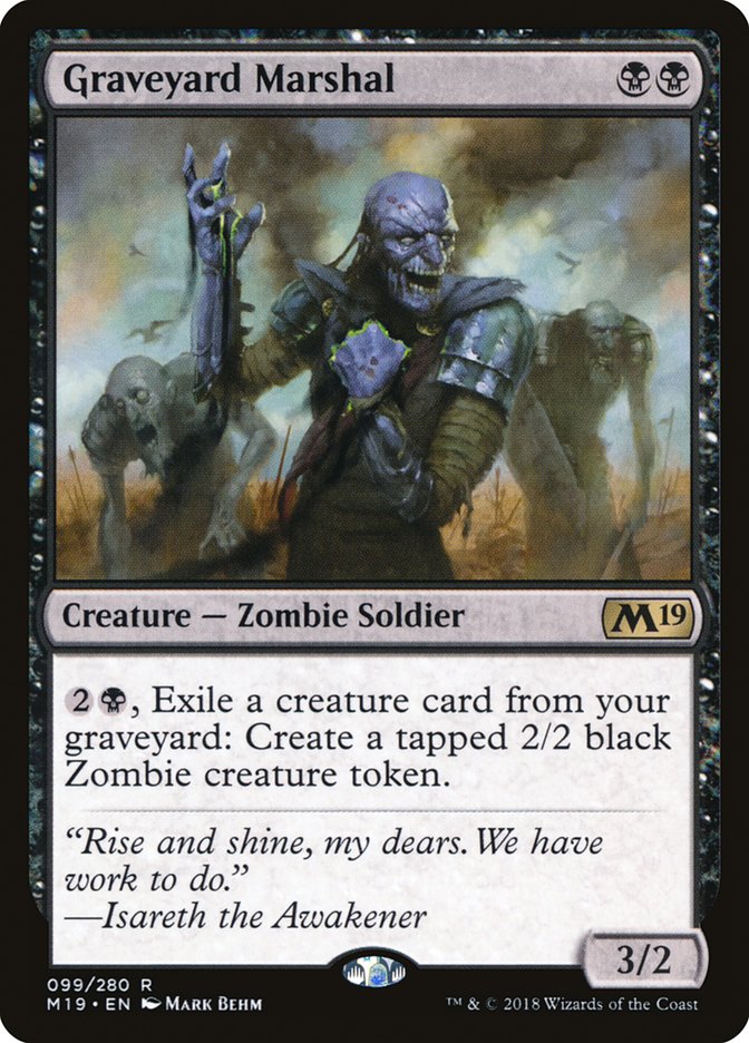 Graveyard Marshal [Core Set 2019] | A1Comics