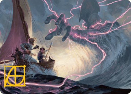 Hall of Storm Giants Art Card (Gold-Stamped Signature) [Dungeons & Dragons: Adventures in the Forgotten Realms Art Series] | A1Comics