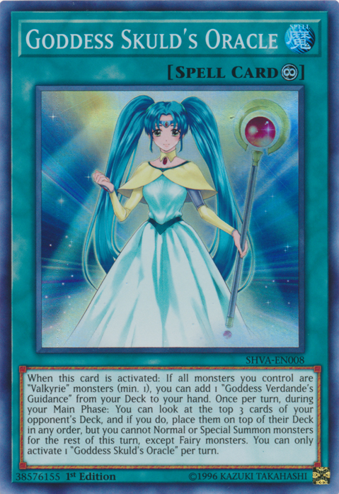 Goddess Skuld's Oracle [SHVA-EN008] Super Rare | A1Comics