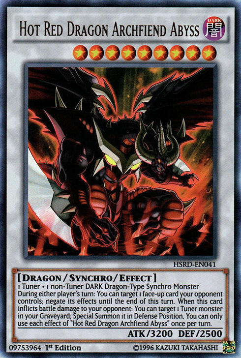 Hot Red Dragon Archfiend Abyss [HSRD-EN041] Ultra Rare | A1Comics