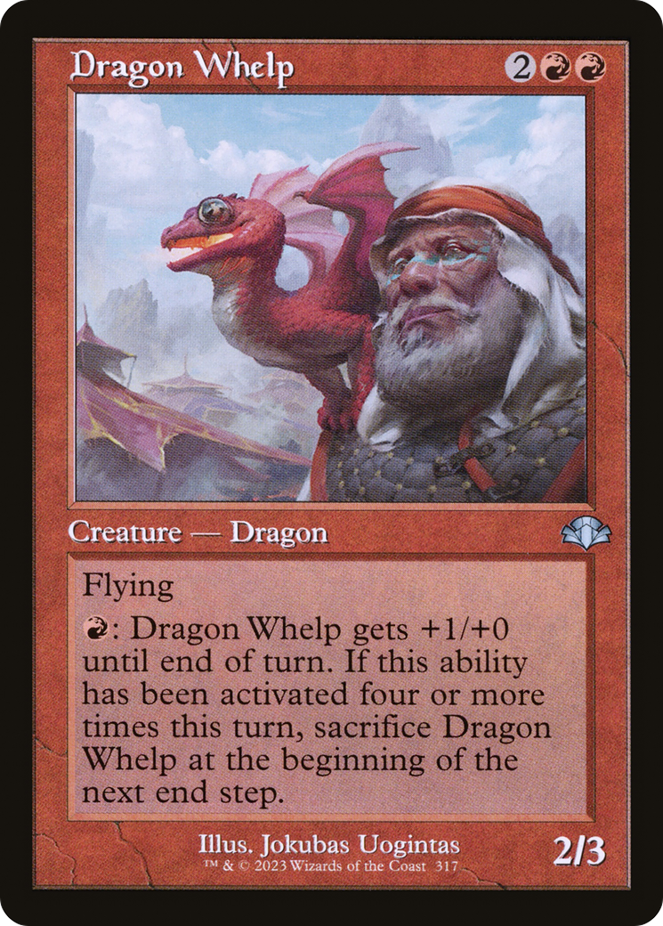 Dragon Whelp (Retro) [Dominaria Remastered] | A1Comics