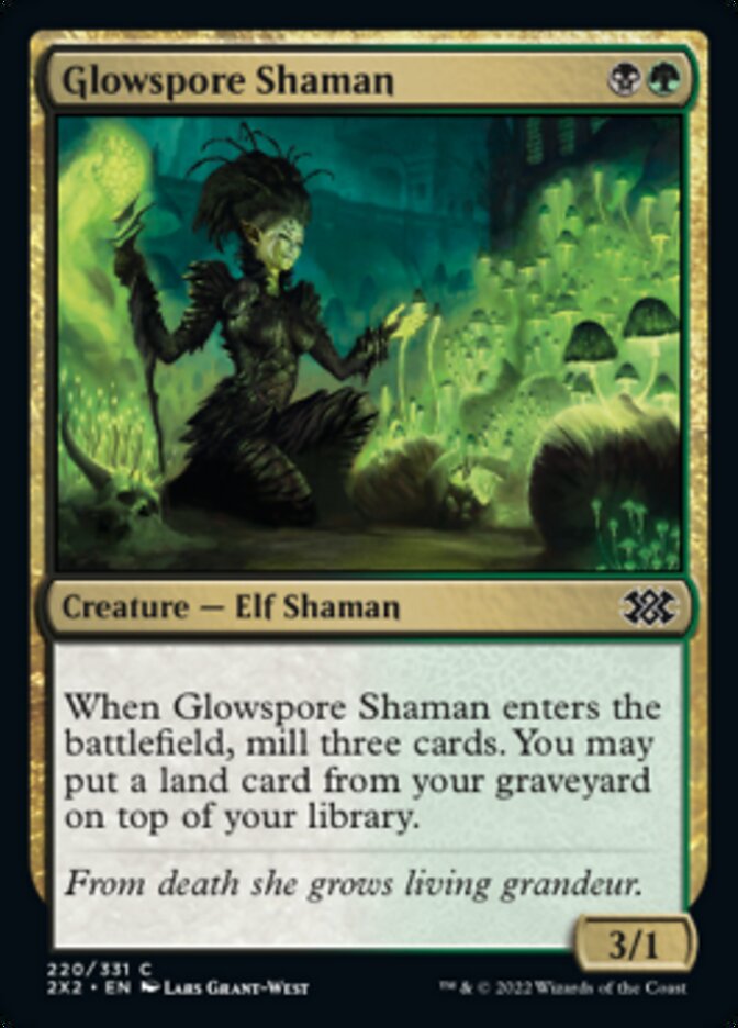 Glowspore Shaman [Double Masters 2022] | A1Comics