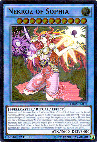 Nekroz of Sophia (UTR) [CROS-EN038] Ultimate Rare | A1Comics