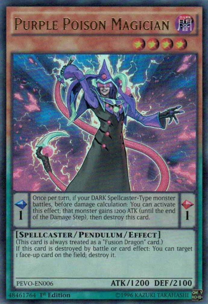 Purple Poison Magician [PEVO-EN006] Ultra Rare | A1Comics