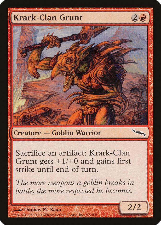 Krark-Clan Grunt [Mirrodin] | A1Comics