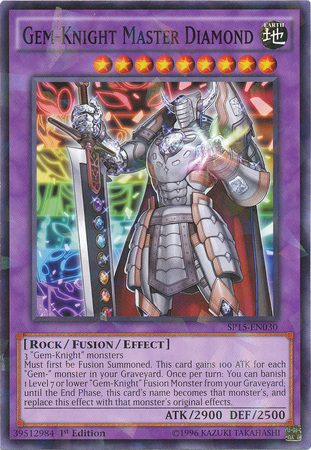 Gem-Knight Master Diamond [SP15-EN030] Shatterfoil Rare | A1Comics