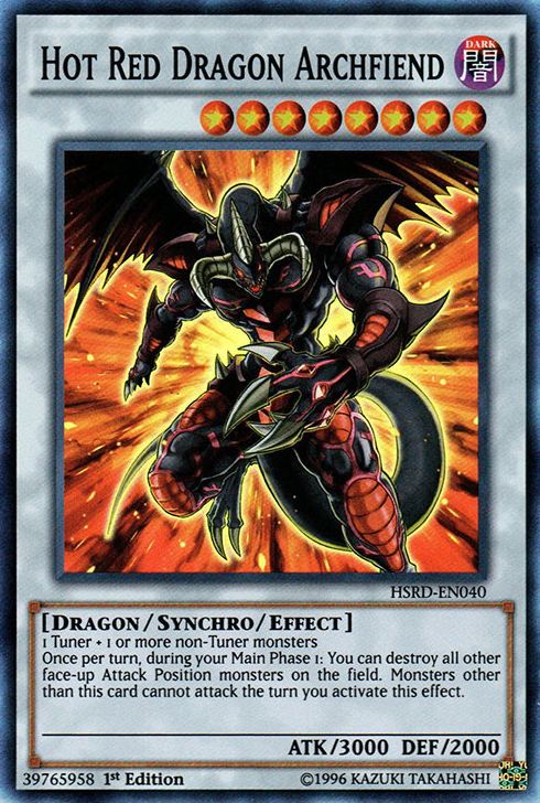 Hot Red Dragon Archfiend [HSRD-EN040] Super Rare | A1Comics