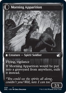 Mourning Patrol // Morning Apparition [Innistrad: Double Feature] | A1Comics