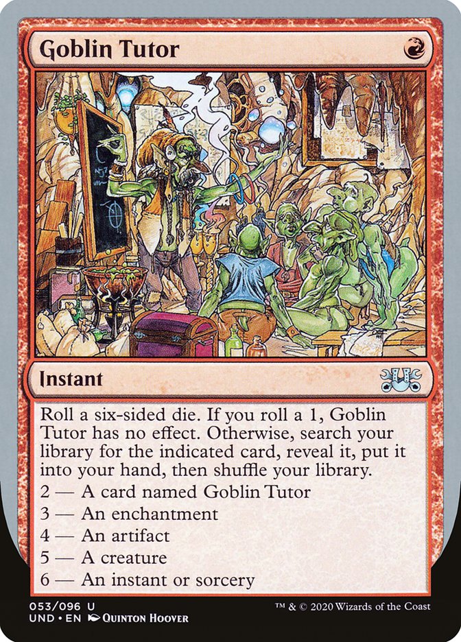 Goblin Tutor [Unsanctioned] | A1Comics