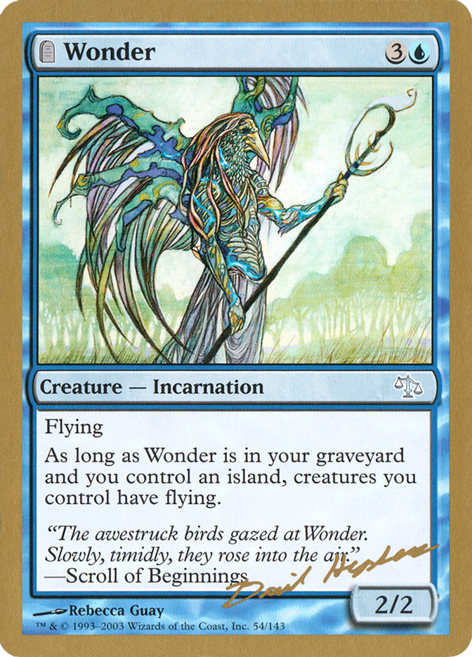 Wonder (Dave Humpherys) [World Championship Decks 2003] | A1Comics