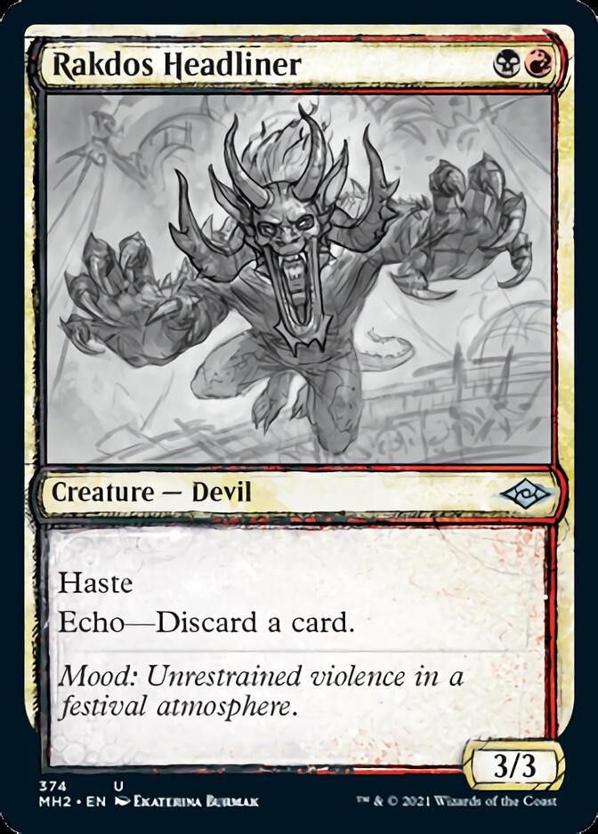 Rakdos Headliner (Sketch) [Modern Horizons 2] | A1Comics