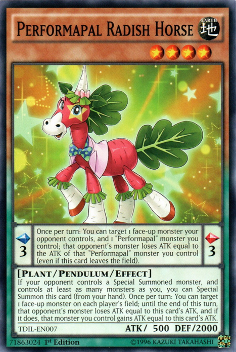 Performapal Radish Horse [TDIL-EN007] Common | A1Comics