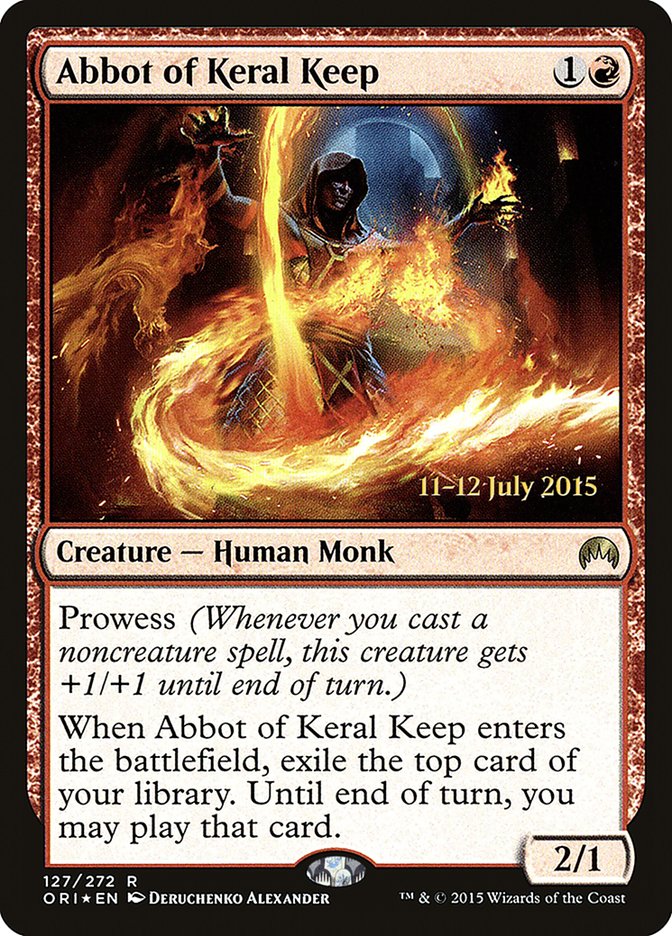 Abbot of Keral Keep [Magic Origins Prerelease Promos] | A1Comics