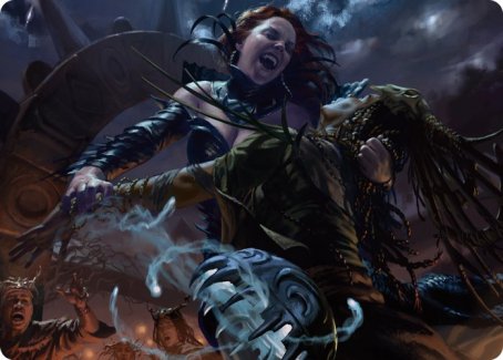 Olivia's Midnight Ambush Art Card [Innistrad: Midnight Hunt Art Series] | A1Comics