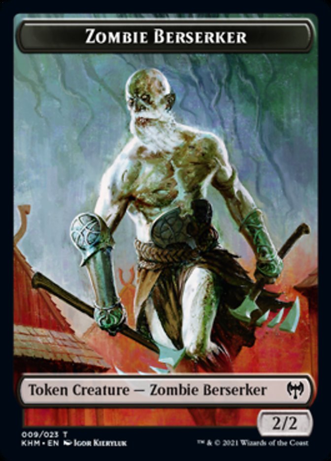 Zombie Berserker Token [Kaldheim Tokens] | A1Comics