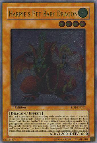 Harpie's Pet Baby Dragon [EOJ-EN013] Ultimate Rare | A1Comics